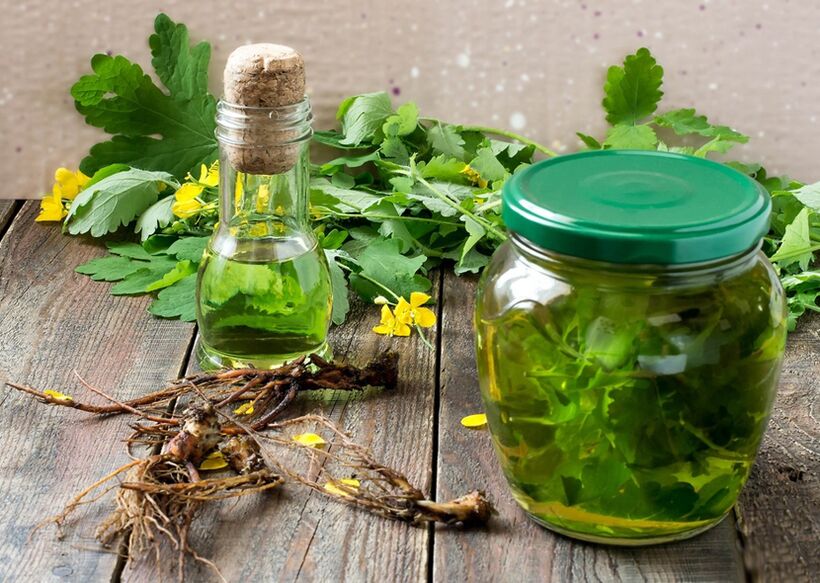 صبغة بقلة الخطاطيف لالتهاب البروستاتا